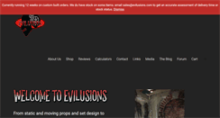 Desktop Screenshot of evilusions.com